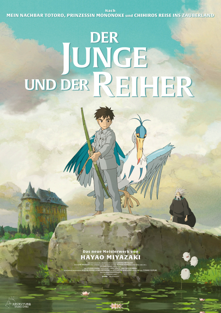 Filmplakat Der Junge und der Reiher 