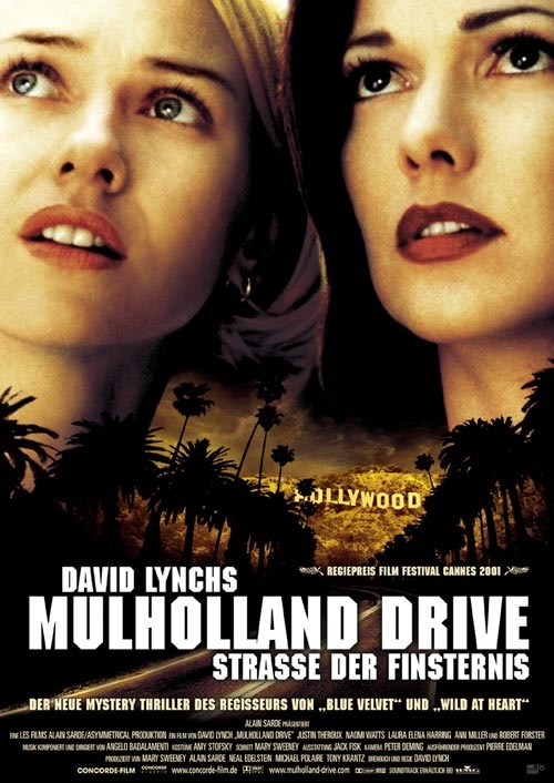 Filmplakat MULHOLLAND DRIVE - Strae der Finsternis 