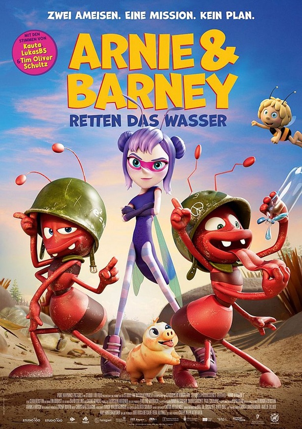 Filmplakat ARNIE & BARNEY RETTEN DAS WASSER